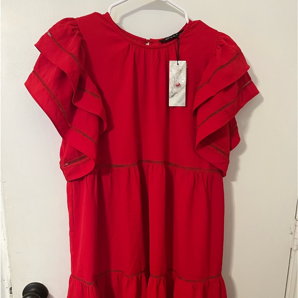 Womens strut and bolt dress